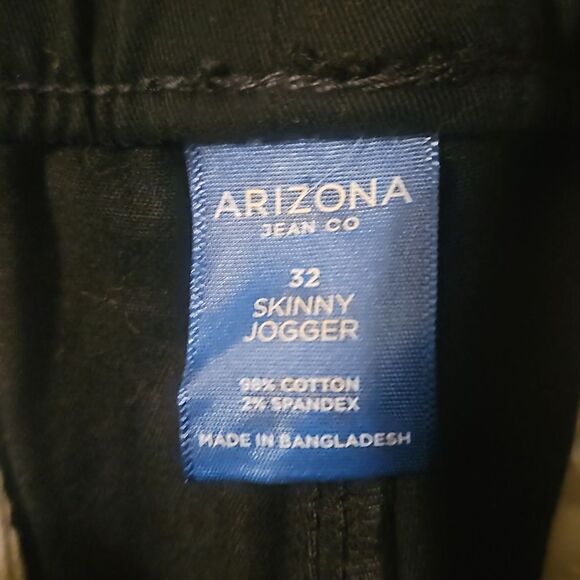 ARIZONA SKINNY JOGGER MEN 32 BLACK - Picture 4 of 4